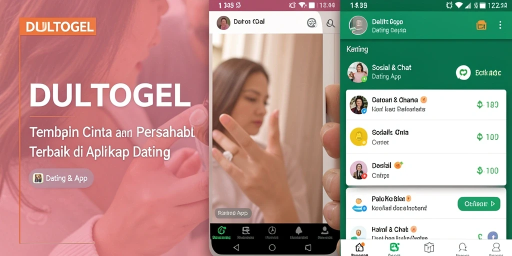 Tampilan antarmuka DULTOGEL yang modern dan intuitif.