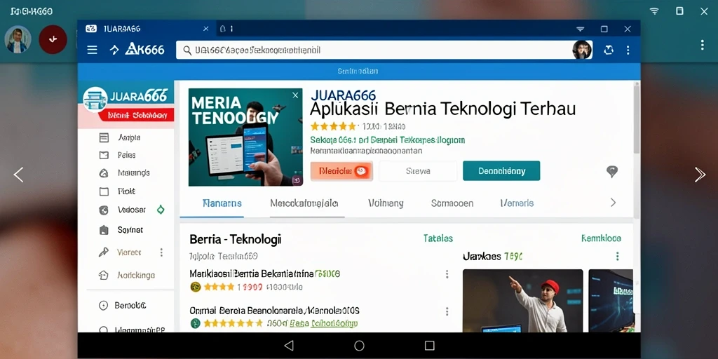 Tampilan antarmuka JUARA666 yang modern dan menarik.