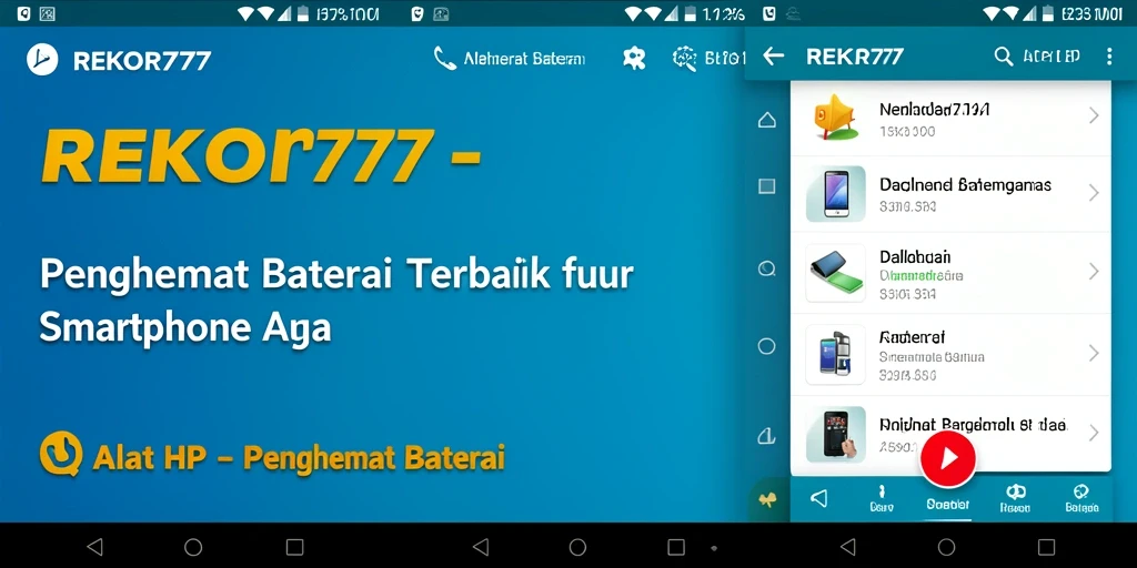 Antarmuka pengguna REKOR777 yang intuitif dan fitur penghemat daya.