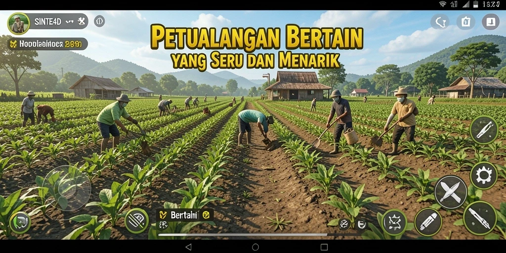 Tampilan antarmuka pengguna SINTE4D yang menarik dan intuitif.