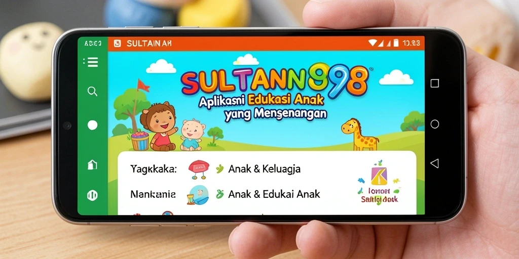 Tampilan antarmuka SULTAN88 yang ramah anak dan interaktif.