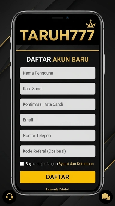 Panduan Lengkap Registrasi Akun Taruh777 untuk Android